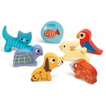 Wooden Chunky Puzzle - Animo - Janod - BabyOnline HK
