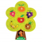 Peg Puzzle - Fruit Tree (Wood) - Janod - BabyOnline HK