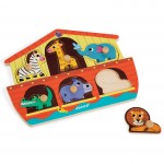 Peg Puzzle - Noah's Ark (Wood) - Janod - BabyOnline HK