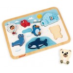 Wooden Chunky Puzzle - Arctic - Janod - BabyOnline HK