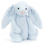 Jellycat - Bashful Blue Bunny (Large 36cm) - Jellycat - BabyOnline HK