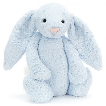 Jellycat - Bashful Blue Bunny (Large 36cm) 害羞賓尼兔公仔 (藍色)