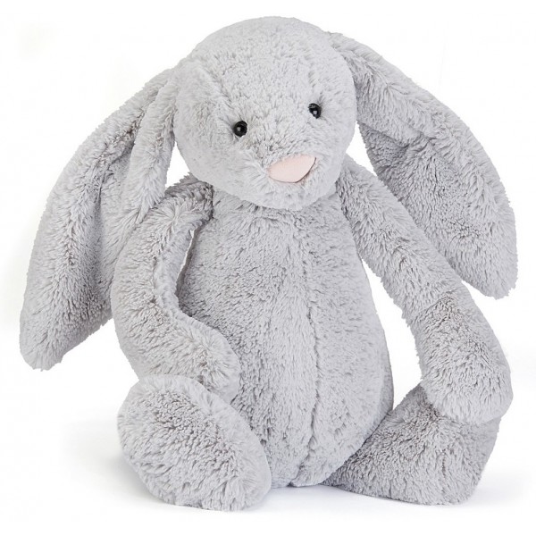 Jellycat - Bashful Silver Bunny (Huge 51cm) - Jellycat - BabyOnline HK