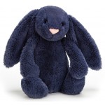 Jellycat - Bashful Navy Bunny (Small 18cm) - Jellycat - BabyOnline HK