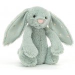 Jellycat - Bashful Sparklet Bunny (Small 18cm) 火花灰綠色 - Jellycat - BabyOnline HK