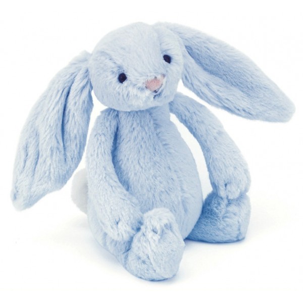 Jellycat - Bashful Blue Bunny Rattle - Jellycat - BabyOnline HK