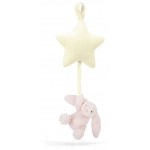 Jellycat - Bashful Pink Bunny Star Musical Pull - Jellycat - BabyOnline HK