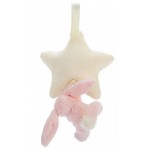 Jellycat - Bashful Pink Bunny Star Musical Pull - Jellycat - BabyOnline HK