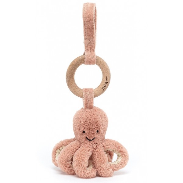 Jellycat - Odell Octopus Wooden Ring Toy - Jellycat - BabyOnline HK