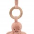 Jellycat - Odell Octopus Wooden Ring Toy