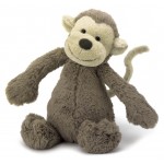 Jellycat - Bashful Monkey (Medium 31cm) - Jellycat - BabyOnline HK