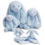 Jellycat - Bashful Blue Bunny (Medium 31cm) - Jellycat - BabyOnline HK