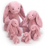 Jellycat - Bashful Tulip Pink Bunny (Tiny 13cm) 害羞賓尼兔公仔 - 鬱金香色 - Jellycat - BabyOnline HK