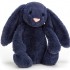 Jellycat - Bashful Navy Bunny (Medium 31cm)