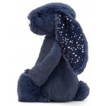 Jellycat - Bashful Stardust Bunny (Medium 31cm) 星空藍色 - Jellycat - BabyOnline HK