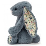 Jellycat - Blossom Dusky Blue Bunny (Medium 31cm) - Jellycat - BabyOnline HK
