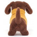 Jellycat - Sweater Sausage Dog Yellow - Jellycat - BabyOnline HK