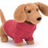 Jellycat - Sweater Sausage Dog Pink