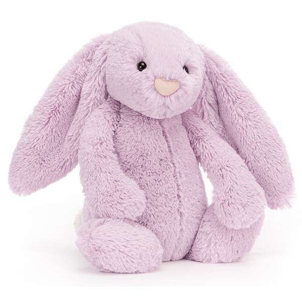 Jellycat - Bashful Lilac Bunny (Medium 31cm) - Jellycat - BabyOnline HK