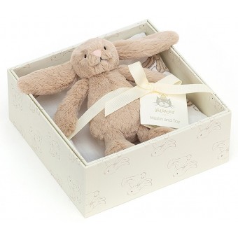 Jellycat - Bashful Beige Bunny Gift Set