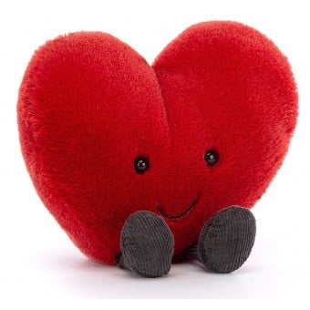 Jellycat - Amuseable Red Heart (Large 17cm)