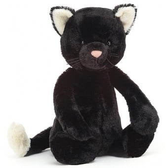 Jellycat - 經典害羞系列 害羞黑色小猫咪