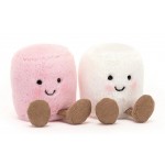Jellycat - Amuseable Pink And White Marshmallows - Jellycat - BabyOnline HK