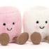Jellycat - Amuseable Pink And White Marshmallows