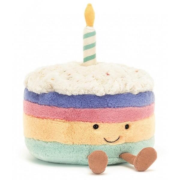 Jellycat - Amuseable Rainbow Birthday Cake - Jellycat - BabyOnline HK