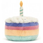 Jellycat - Amuseable Rainbow Birthday Cake 有趣彩虹生日蛋糕 - Jellycat - BabyOnline HK