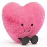 Jellycat - Amuseable Hot Pink Heart 粉紅心心 (大 17cm) - Jellycat - BabyOnline HK