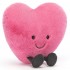 Jellycat - Amuseable Hot Pink Heart (Large 17cm)