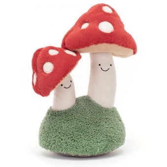 Jellycat - Amuseables Pair Of Toadstools 趣味一對傘菌