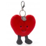 Jellycat - Amuseables Heart Bag Charm 紅心袋子扣 - Jellycat - BabyOnline HK