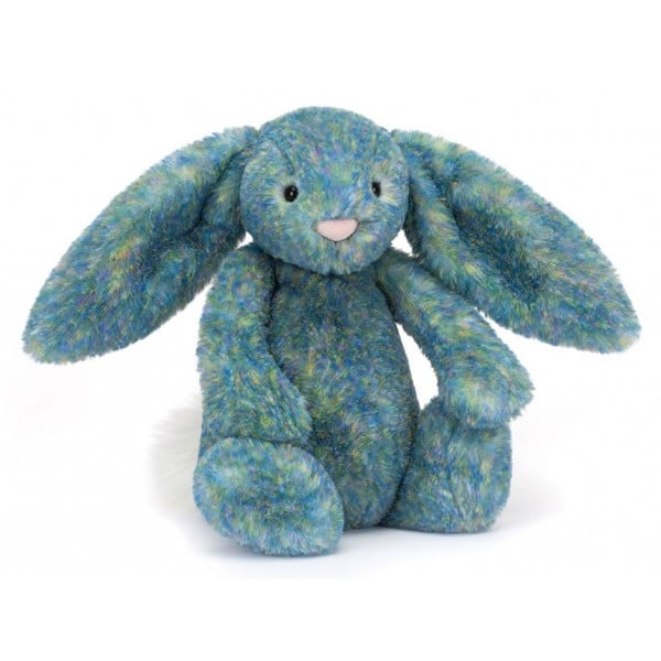 Jellycat - Bashful Luxe Bunny Azure (Medium 31cm) - Jellycat - BabyOnline HK