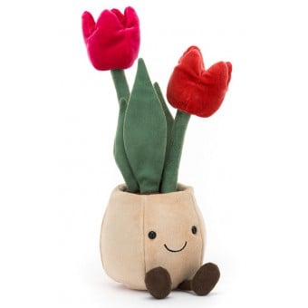 Jellycat -  Amuseables Tulip Pot 神奇鬱金香公仔