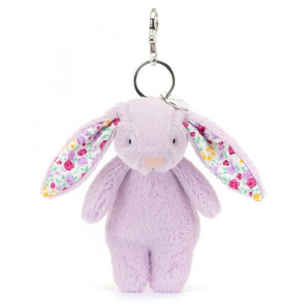 Jellycat - Blossom Jasmine Bunny Bag Charm 花耳朵兔仔袋子扣 (紫茉莉色) - Jellycat - BabyOnline HK