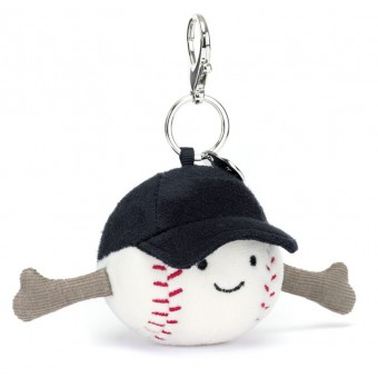 Jellycat - Amuseables Sports Baseball Bag Charm  棒球袋子扣