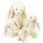 Jellycat - Bashful Cream Bunny (Tiny 13cm) 害羞賓尼兔公仔 - 奶油色 - Jellycat - BabyOnline HK