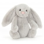 Jellycat - Bashful Silver Bunny (Medium 31cm) - Jellycat - BabyOnline HK