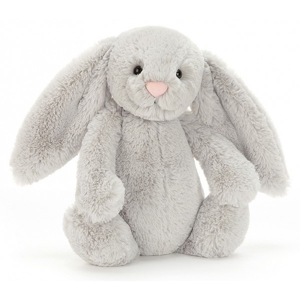 Jellycat - Bashful Silver Bunny (Medium 31cm) - Jellycat - BabyOnline HK