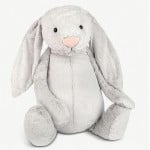 Jellycat - Bashful Silver Bunny (Really Really Big 108cm) - Jellycat - BabyOnline HK