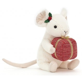 Jellycat - Merry Mouse Present