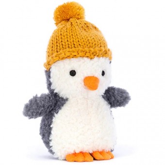 Jellycat - Wee Penguin 冷帽細小企鵝 - 芥末黃