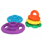 Jellystone - Rainbow Stacker & Teether Toy (Pastel) - Jellystone - BabyOnline HK