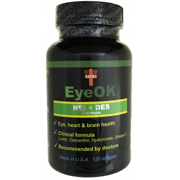 EyeOK - NEI + DES Formula (120 Softgels) - JointOK - BabyOnline HK