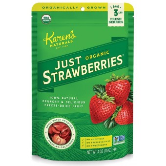 Organic Just Strawberries 34g
