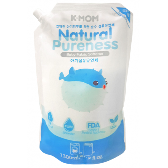 K-Mom 有機嬰兒衣物柔順劑 (Fresh Air) - 補充裝 1300ml