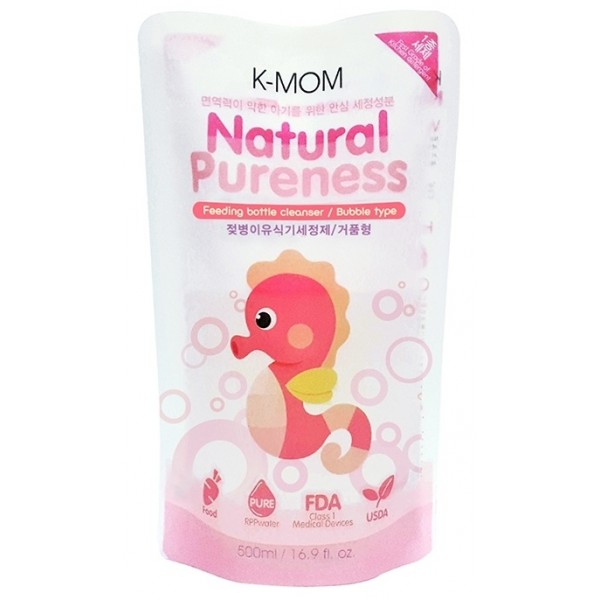 K-Mom - Natural Feeding Bottle Cleanser - Refill 500ml - Mother-K - BabyOnline HK