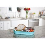 Compartment Plate with Lid - Peaches and Cream - Kangovou - BabyOnline HK